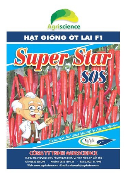 Ớt Sừng Xanh SUPER STAR 808