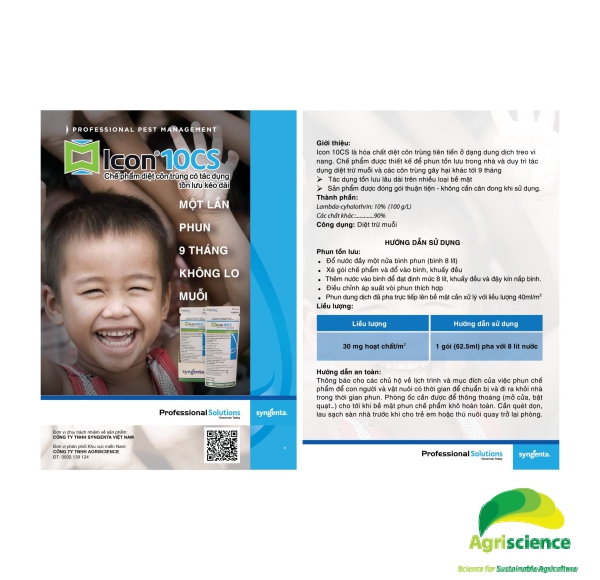 Chế phẩm diệt côn trùng ICON 10 CS