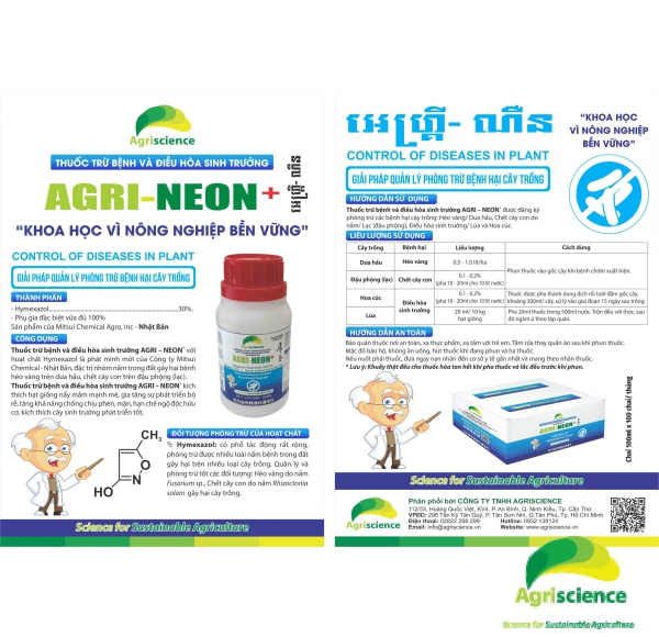THUỐC TRỪ BỆNH & ĐIỀU HÒA SINH TRƯỞNG AGRI – NEON+