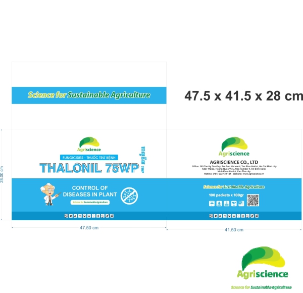 THUỐC TRỪ BỆNH THALONIL 75WP