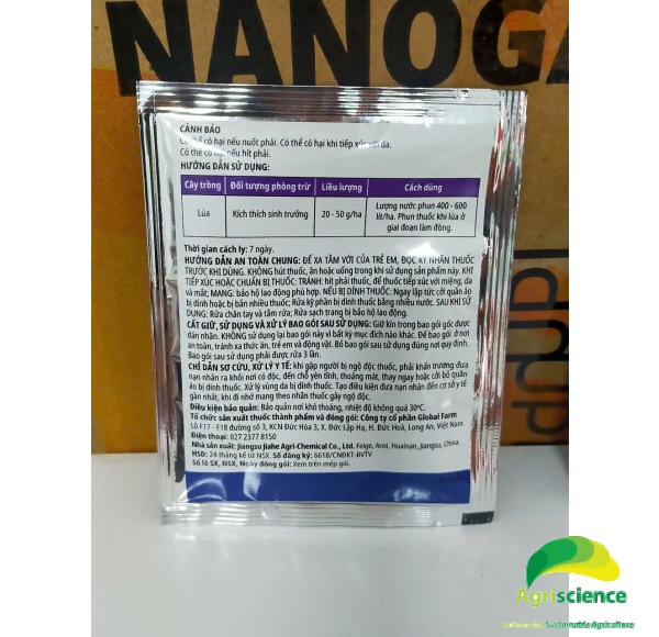 THUỐC ĐIỀU HÒA SINH TRƯỞNG NANO GA3 100WP