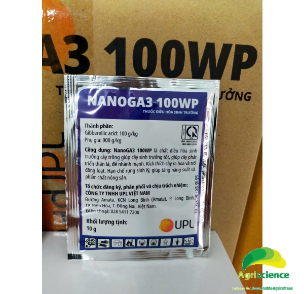 THUỐC ĐIỀU HÒA SINH TRƯỞNG NANO GA3 100WP